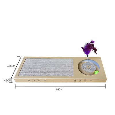 Safety Pet Toy Eco-Friendly Corrugated Wholesale Pet Cat Scratcher cat scratch board