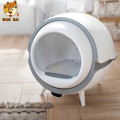 New Design Automatic Car Litter Box  Eco-Friendly Durable Plastic Automatic Car Litter Box With UV Sterilization Function